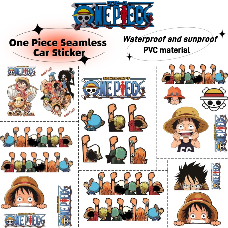 Car Accessories In Japan - One Piece elektrikli araç araba etiketi,