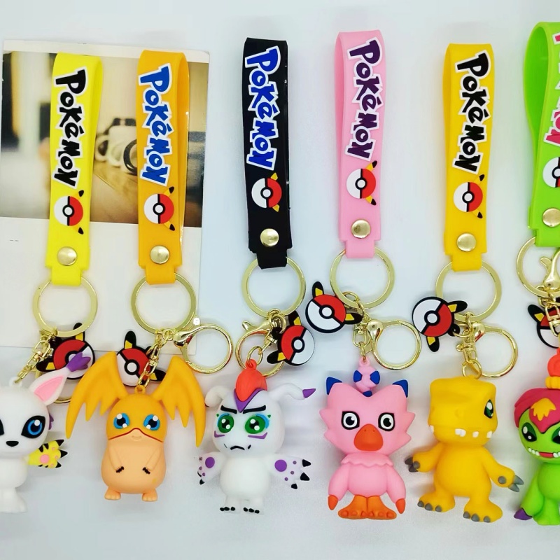 Car Accessories In Japan - Digimon Anahtarlık, 3D Model Anahtarlık, Anime