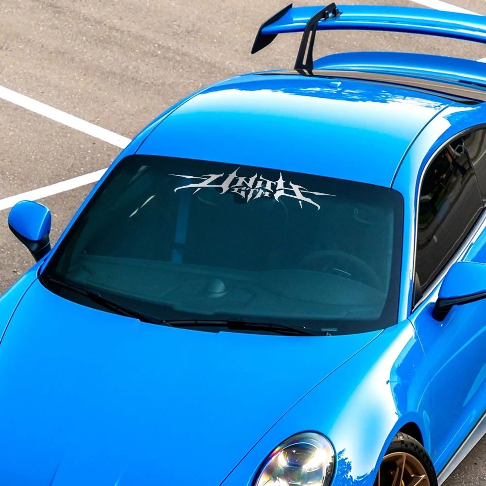 Car Accessories Banner - Araba ön camı afiş etiketi arka