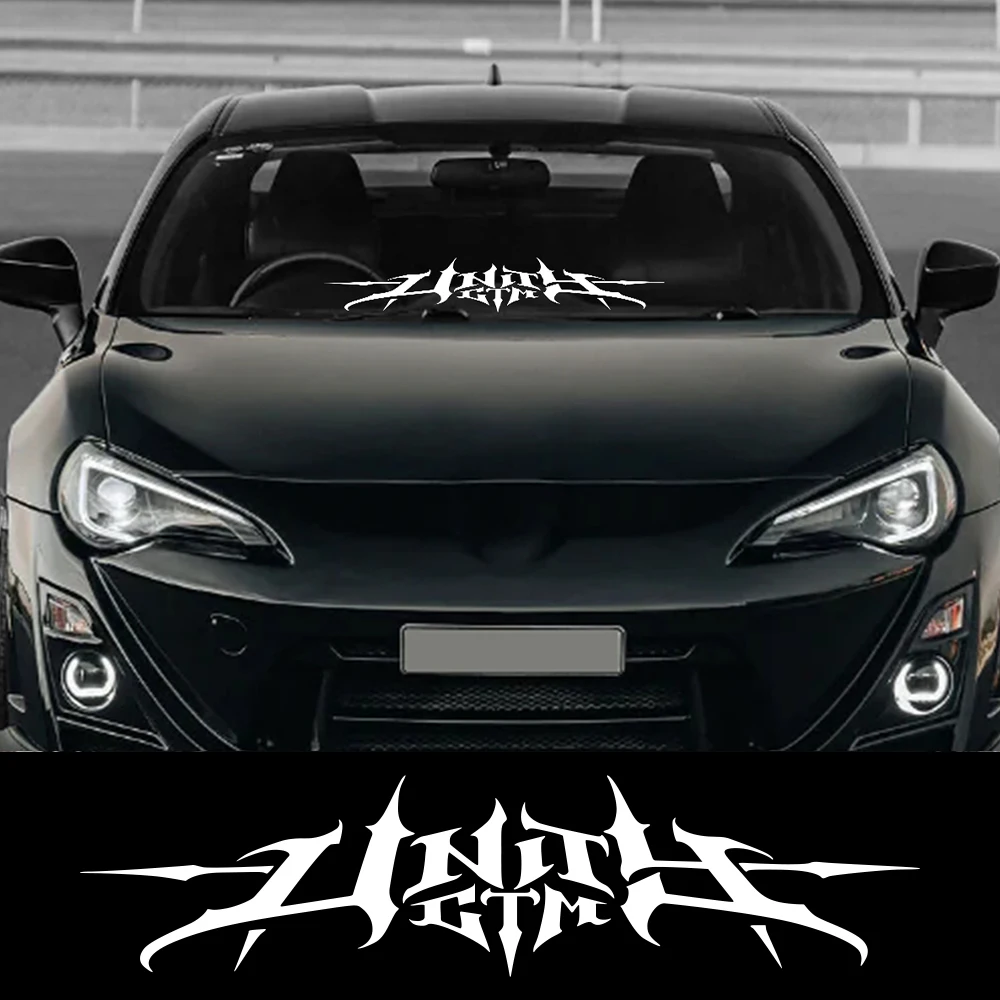 Car Accessories Banner - Araç ön camı afiş Sticker arka
