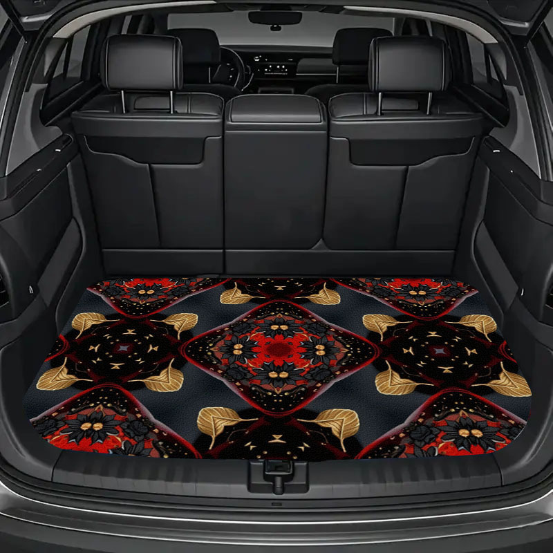 Car Accessories Must Have - 1 adet baskılı tasarımlı araba bagaj