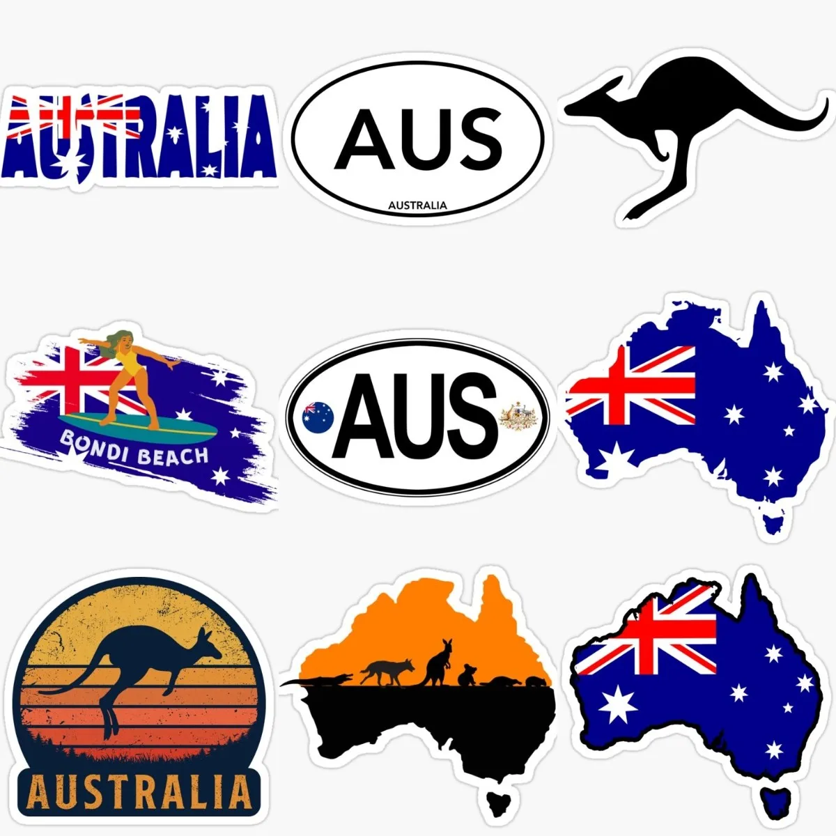 Yaratıcı AUS Avustralya Bayrağ - Car Accessories Australia incelemesi ve fiyatı