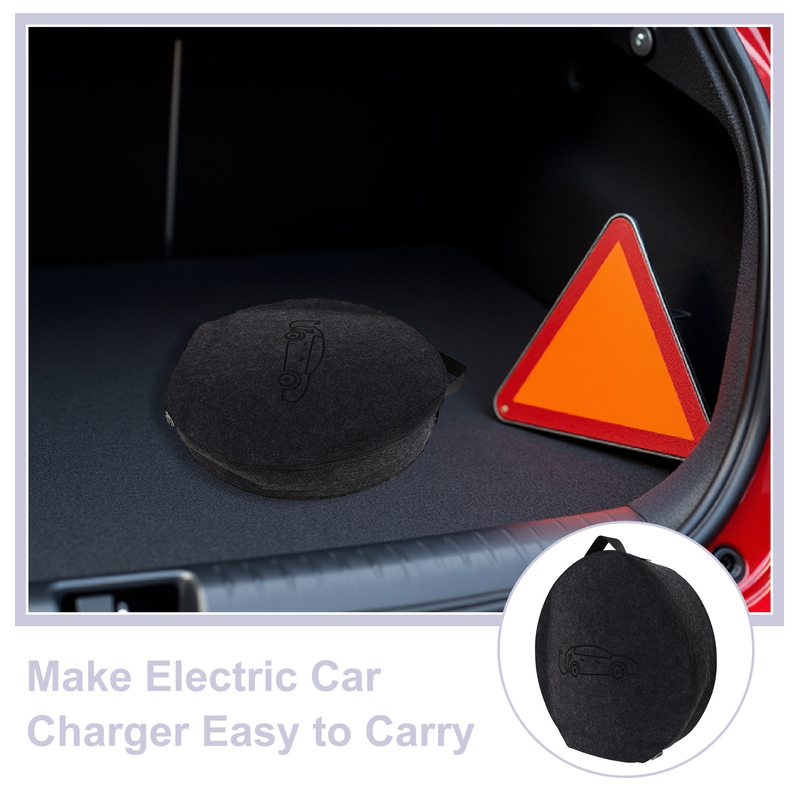 Keçe EV Şarj Kablosu Saklama Ç - Car Trunk Organizer incelemesi ve fiyatı