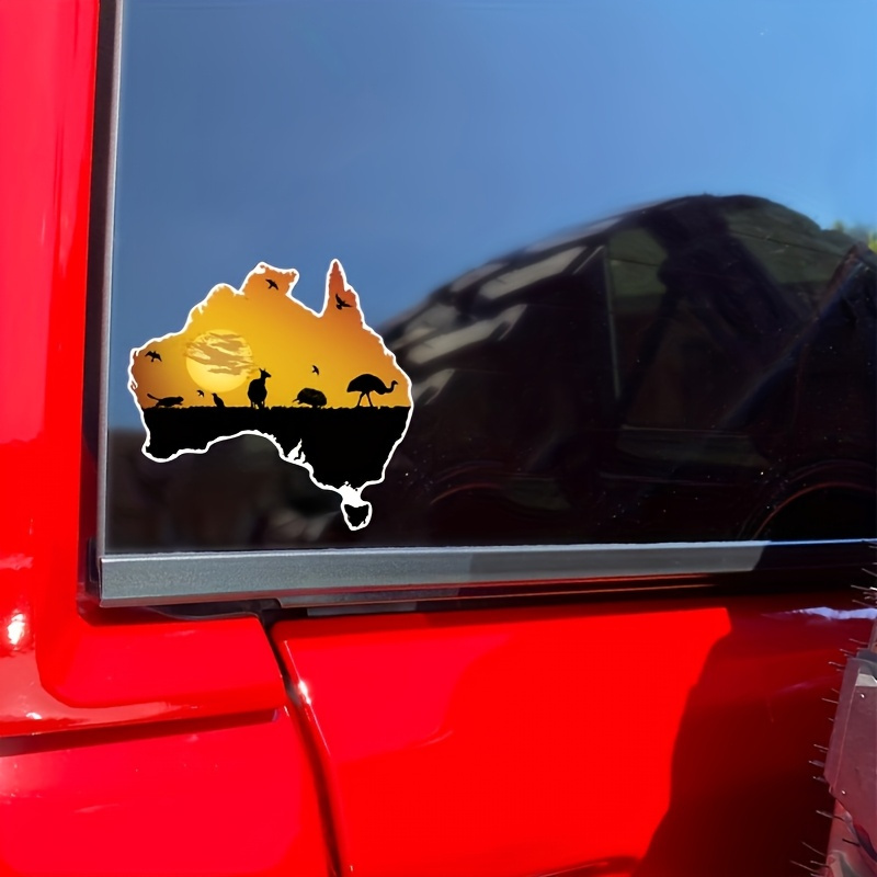 Avustralya bayrağı ve yaban ha - Car Accessories Australia incelemesi ve fiyatı