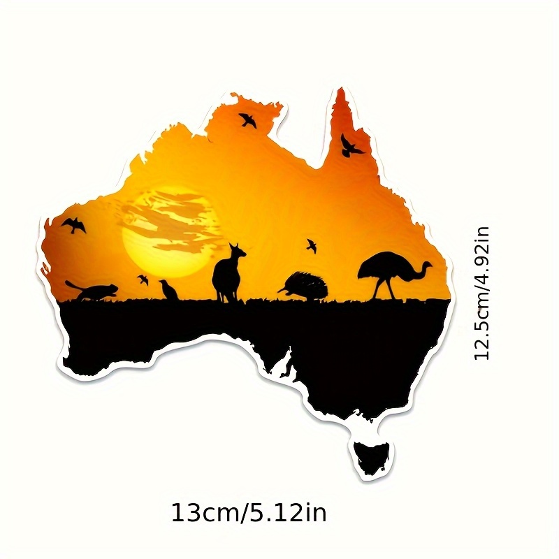Avustralya bayrağı ve yaban ha - Car Accessories Australia incelemesi ve fiyatı