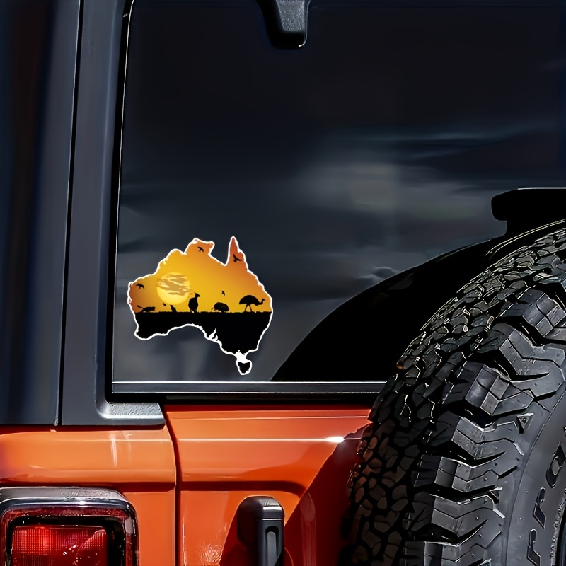 Avustralya bayrağı ve yaban ha - Car Accessories Australia incelemesi ve fiyatı